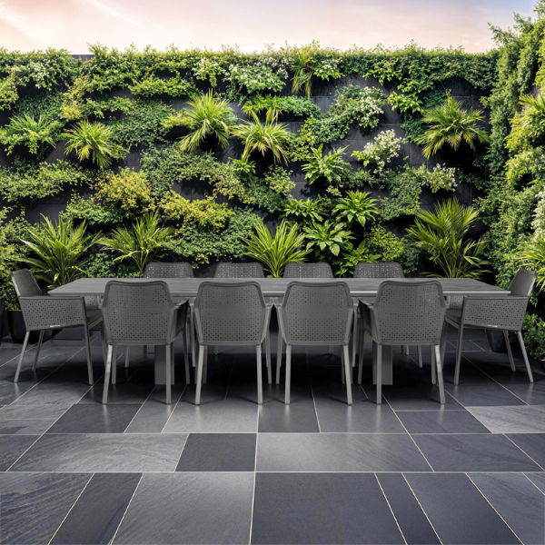 Rising & Moon 8 Seat Rectangular Dining Set with x2 150 x 90cm tables