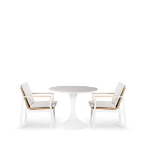 Sphere & Lunar 2 Seat Round Dining Set with 90cmØ Table