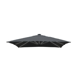 Horizon 2.5m LED Parasol - CANOPY ONLY - Slate