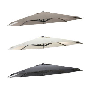 3.5m Round Cantilever Parasol - Canopy Only CLR