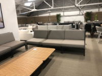 Excel 6 Seater Corner Sofa Set - 6 Middles & Zone Coffee Table CLR