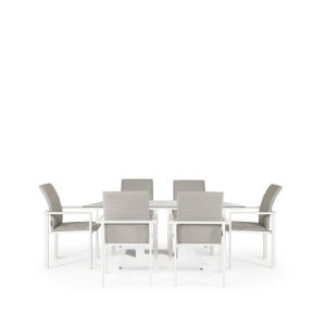 Rising & Arabian 6 Seat Rectangular Dining Set with 150 x 90cm table