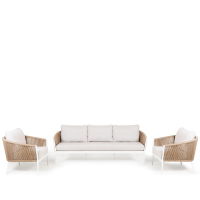 Moon 5 Seater Sofa Set - 1 Sofa, 2 Armchairs