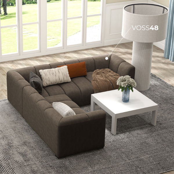 Chelsea 3-Seater Chaise Lounge Sofa