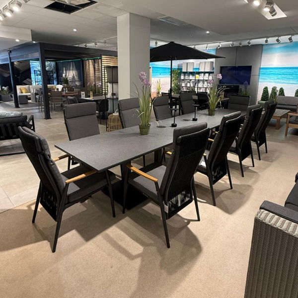 Phoenix & Gravity 10 Seat Rectangular Dining Set with x2 200 x 90cm Tables