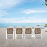 Linear & Lunar 8 Seat Dining Set with Extendable 300cm Table