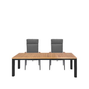 Venus & Gravity 8 Seat Dining Set with Extendable 230cm Table