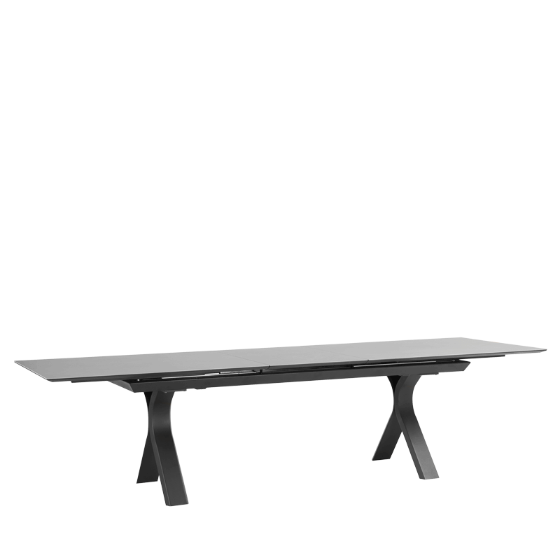 Linear 300cm Extendable Table - Charcoal/Mid Grey CLR