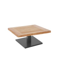 Rising 90 x 90cm Table with Teak Top CLR