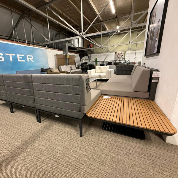 Excel 6 Seater Corner Sofa Set - 2 Corners, 4 Middles CLR
