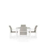 Apollo & Arabian 4 Seat Square Dining Set with 90 x 90cm Table