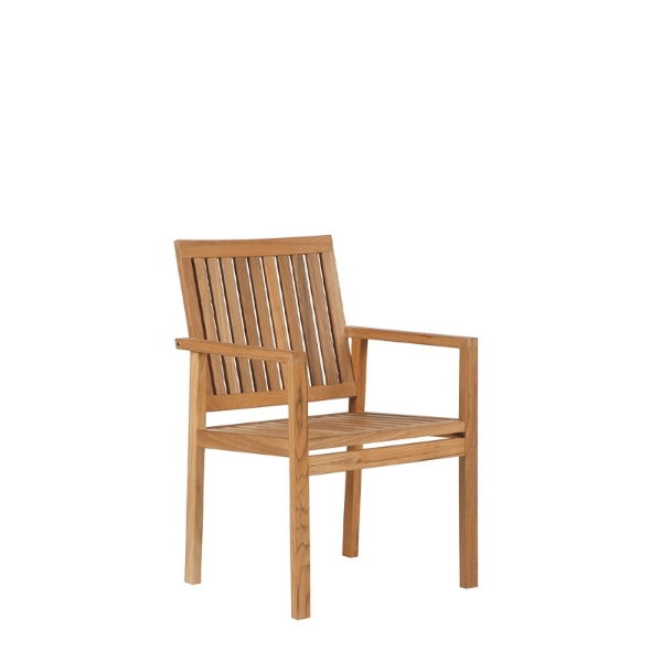 Linear & Titan 6 Seat Teak Dining Set 240cm CLR
