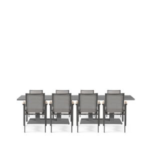 Rising & Aspen 8 Seat Rectangular Dining Set with x2 150 x 90cm Tables