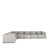 Cozy 7 Seater Sofa Set - 3 Corners, 4 Middles