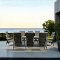 Apollo & Gravity 8 Seat Rectangular Dining Set with 240 x 100cm Table