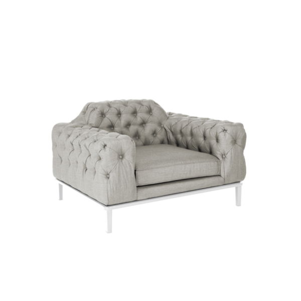 Hero Armchair  White/Stone Natte