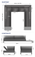 Motion 10 Seater Sofa Set - 1 Left, 1 Right, 2 Corners, 2 Middles