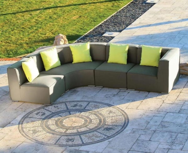 Sahara Middle Sofa Stone Natte CLR