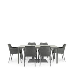 Apollo & Matrix 6 Seat Rectangular Dining Table with 180 x 90cm Table