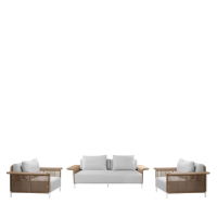 Hawaii 4 Seater Sofa Set - 1 Sofa, 2 Armchairs