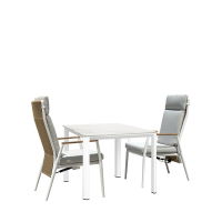 Apollo & Gravity 4 Seat Square Dining Set with 90 x 90cm Table