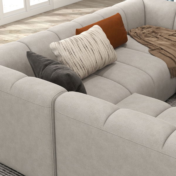 Chelsea 3-Seater Chaise Lounge Sofa