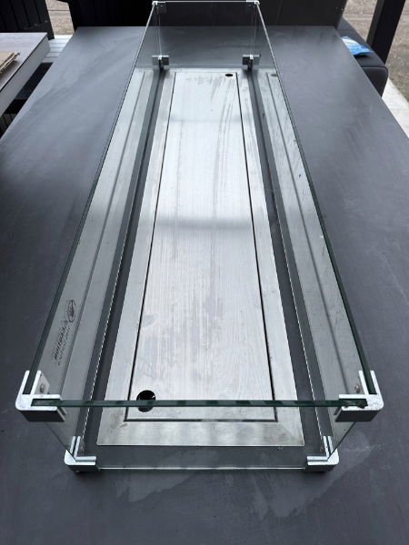 Wind Guard for Flame Table 200x100cm CLR