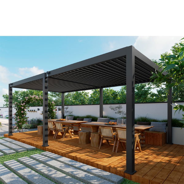 Emperor Pergola Frame 7.2m x 3.6m (Heavy Duty 13.6cm Legs)