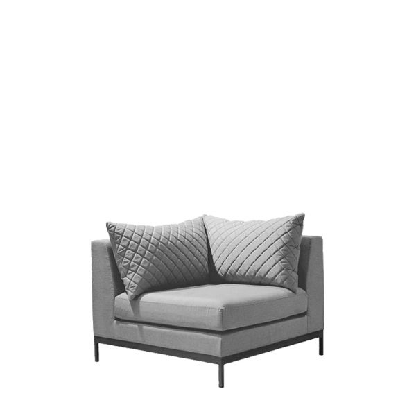 Arctic Corner - Charcoal/Grey Natte
