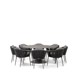 Sphere & Moon 8 Seat Round Dining Set with 160cmØ Table