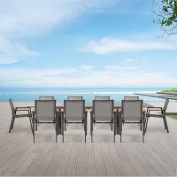 Rising & Aspen 10 Seat Rectangular Dining Set with x2 150 x 90cm Tables