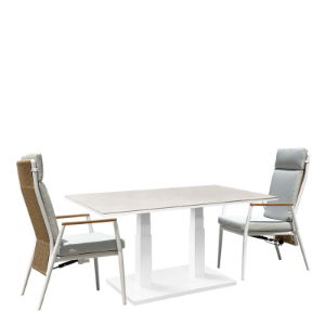 Rising & Gravity 6 Seat Rectangular Dining Set with 150 x 90cm Table