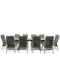 Rising & Gravity 10 Seat Rectangular Dining Set with x2 150 x 90cm Table