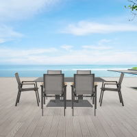 Rising & Aspen 6 Seat Rectangular Dining Set with 150 x 90cm Table