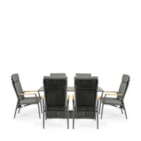 Rising & Gravity 6 Seat Rectangular Dining Set with 150 x 90cm Table
