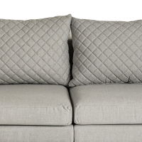 Arctic 5-Seater Sofa Set - White/Stone CLR