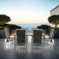 Apollo & Gravity 6 Seat Rectangular Dining Set with 180 x 90cm Table