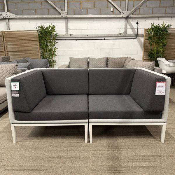 Excel 2 Seater Sofa Set - 2 Corners CLR