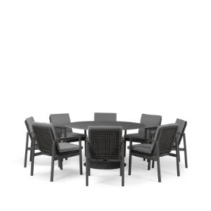 Sphere & Lunar 8 Seat Round Dining Set with 160cmØ Table