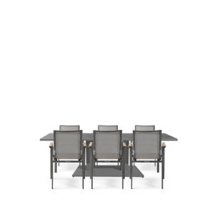 Phoenix & Aspen 6 Seat Rectangular Dining Set with 200 x 90cm Table