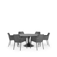 Sphere & Matrix 6 Seat Round Dining Set with 160cmØ Table