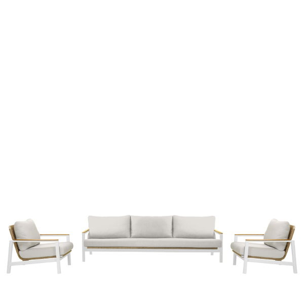 Lunar 5 Seater Sofa Set - 1 Sofa, 2 Armchairs