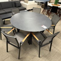 Ocean & Aspen 6 Seat Round Dining 150cm CLR