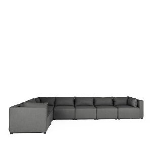 Cozy 7 Seater Sofa Set - 3 Corners, 4 Middles