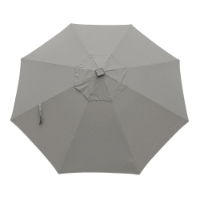 Horizon 3.5m LED Alu Parasol CANVAS ONLY Stone