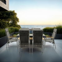 Rising & Gravity 6 Seat Rectangular Dining Set with 150 x 90cm Table