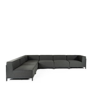 Grand Sahara 6 Seater Corner Sofa Set - 2 Corners, 4 Middles