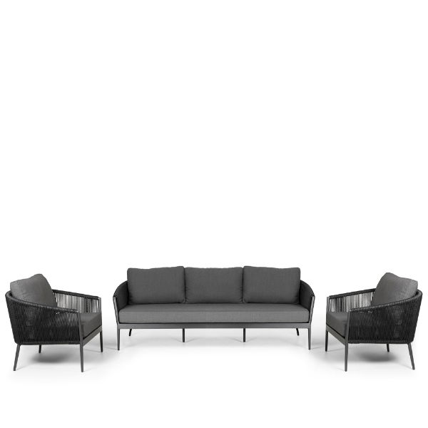 Moon 5 Seater Sofa Set - 1 Sofa, 2 Armchairs