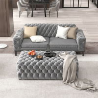 Pimlico 5-Seater Sofa Set - 2x Chairs, 1x 2-Seater Sofa, 1x Ottoman