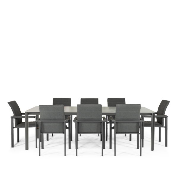 Apollo & Arabian 8 Seat Rectangular Dining Set with 240 x 100cm Table